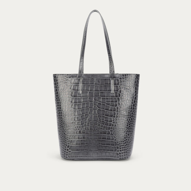 Mr Scurry Tote Midi - Flint Croc