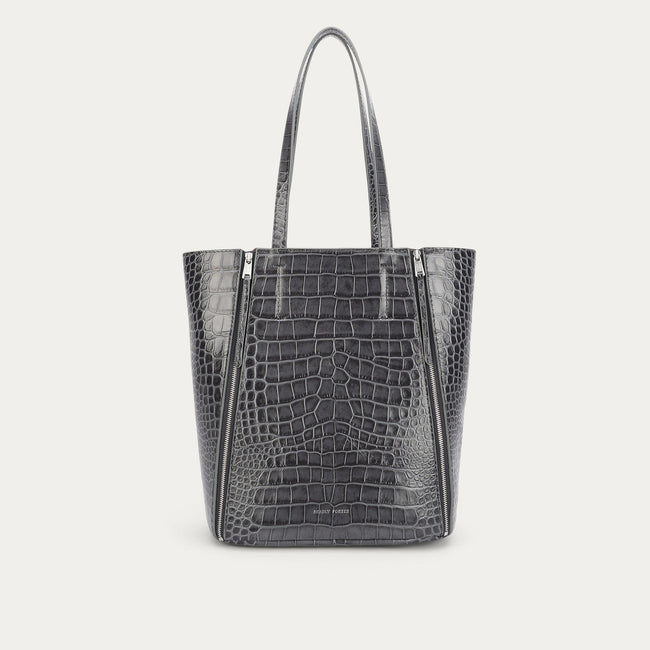 Mr Scurry Tote Midi - Flint Croc