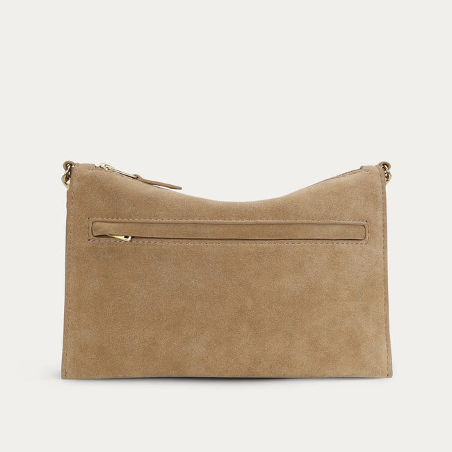 Siamese Bag - Oat Suede