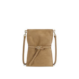 Penny Phone Pouch - Oat Suede