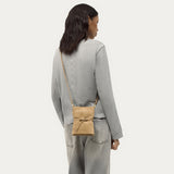 Penny Phone Pouch - Oat Suede