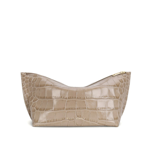 Poucher Grande - Oat Croc