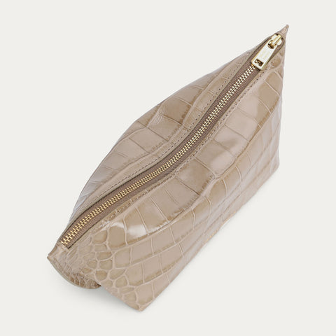 Poucher Grande - Oat Croc