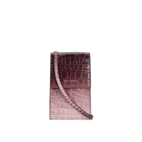 Poucheroo Phone Wallet - Eclipse Croc