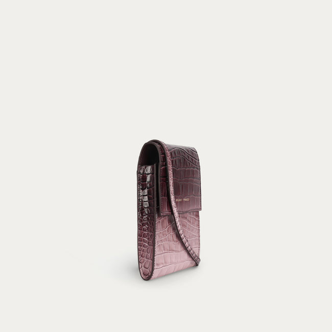 Poucheroo Phone Wallet - Eclipse Croc