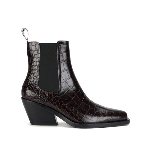Rider Boot - Espresso Croc