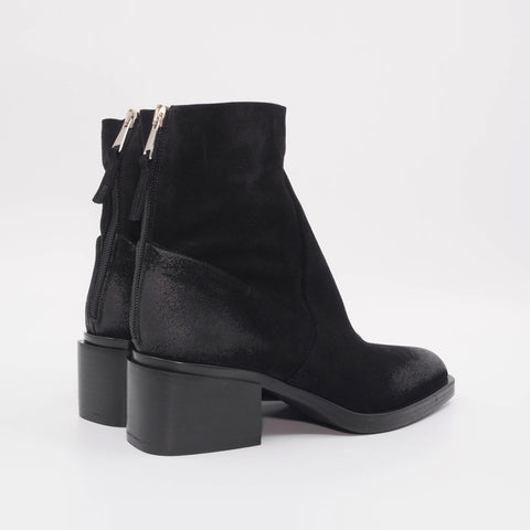 Alba - Black Suede