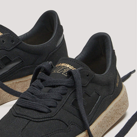 Burela Bold - Black Suede