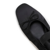 Ballet Flat - Black Satin