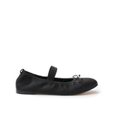 Ballet Flat - Black Satin