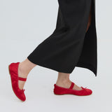 Ballet Flat - Chilli Satin