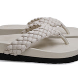 Braided Thong - Cream