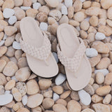 Braided Thong - Cream