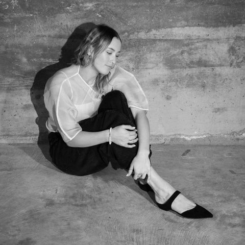 Pointed Mule - Black Suede