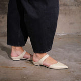 Pointed Mule - Eggshell
