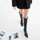 Simone Knee High Boot - Black