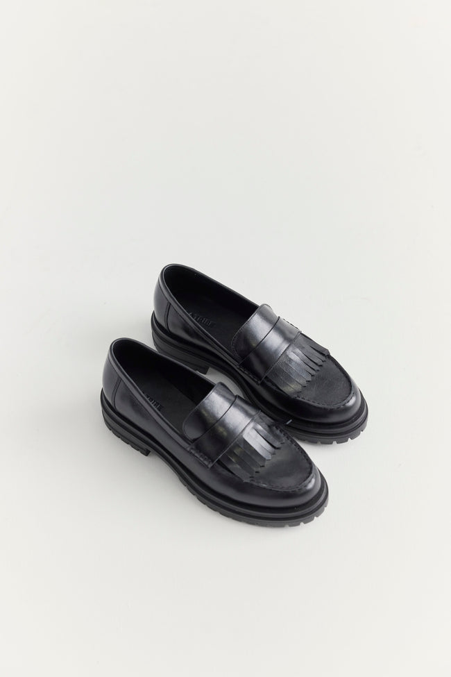 Tassel Loafer - Black