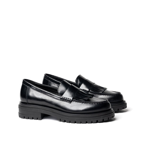 Tassel Loafer - Black
