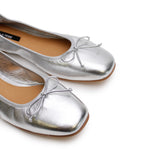 Ballet Flat - Silver