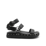 Studded Sandal - Black/Silver