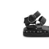 Studded Sandal - Black/Silver