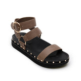 Studded Sandal - Stone