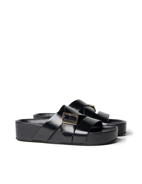 Buckle Strap Platform - Black