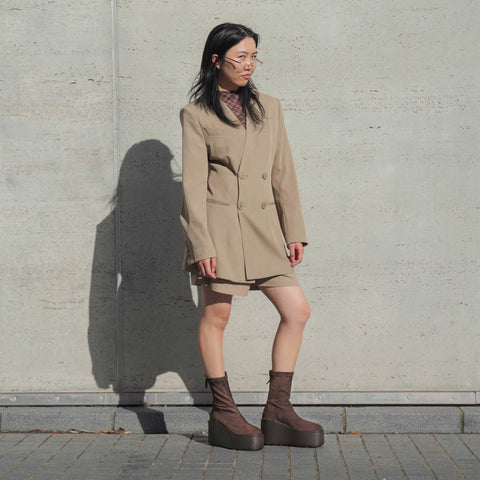 Martina - Brown Suede