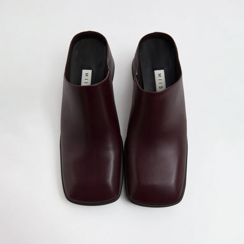 Amoy - Burgundy Mules
