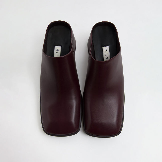 Amoy - Burgundy Mules
