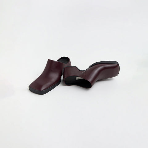 Amoy - Burgundy Mules