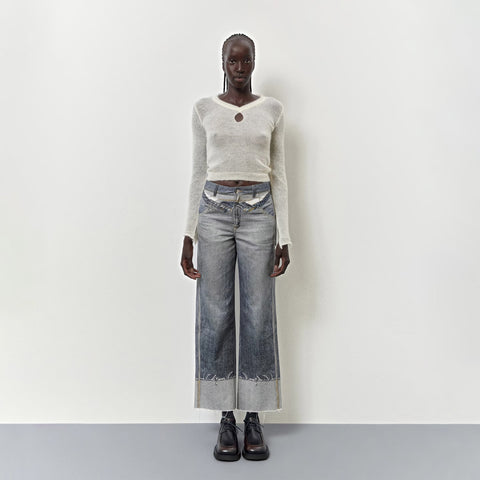 Roswita - Navy Brown