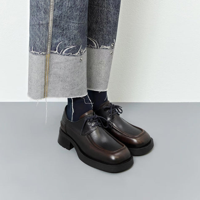 Roswita - Navy Brown