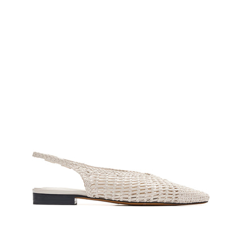 Cali Woven Flat - Crema