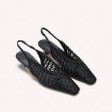 Cali Woven Mule - Black
