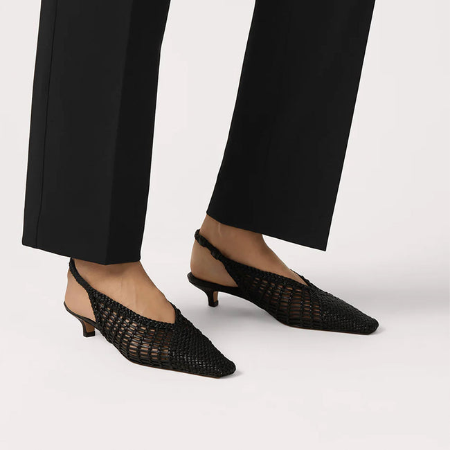 Cali Woven Mule - Black