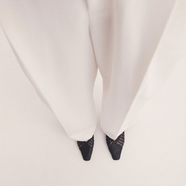 Cali Woven Mule - Black