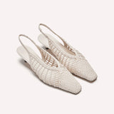 Cali Woven Mule - Crema