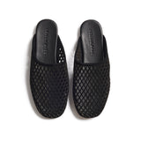 Jade Flat - Black Suede