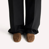 Jade Flat - Oliv Suede