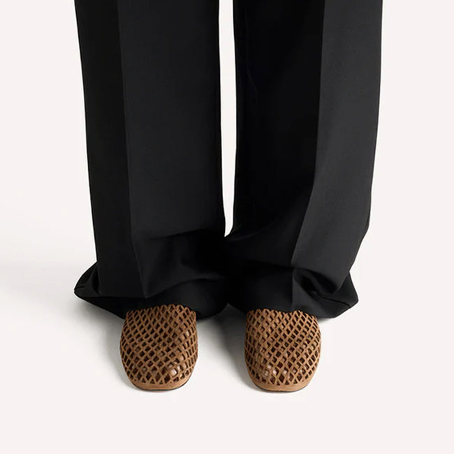 Jade Flat - Oliv Suede