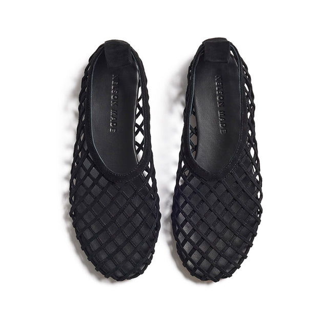 Jude Flat - Black Suede