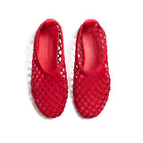 Jude Flat - Red Suede