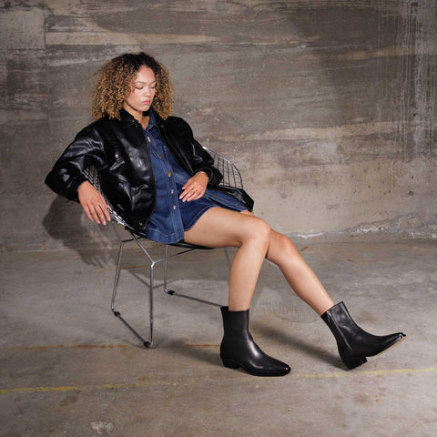 Louis Ankle Boot - Black