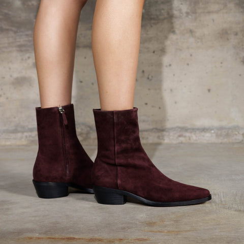 Louis Ankle Boot - Tiramisu Suede