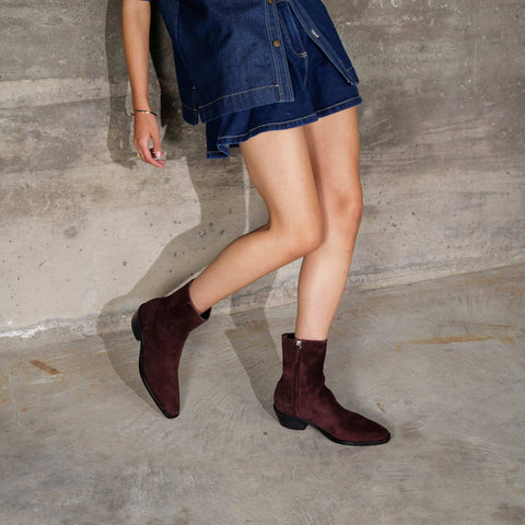 Louis Ankle Boot - Tiramisu Suede