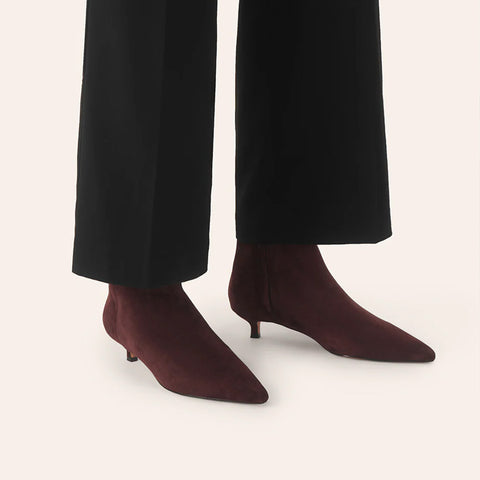 Sophie Mini Ankle Boot - Tiramisu Suede