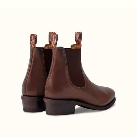 Comfort Lady Yearling Boots - Mid Brown