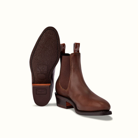 Comfort Lady Yearling Boots - Mid Brown