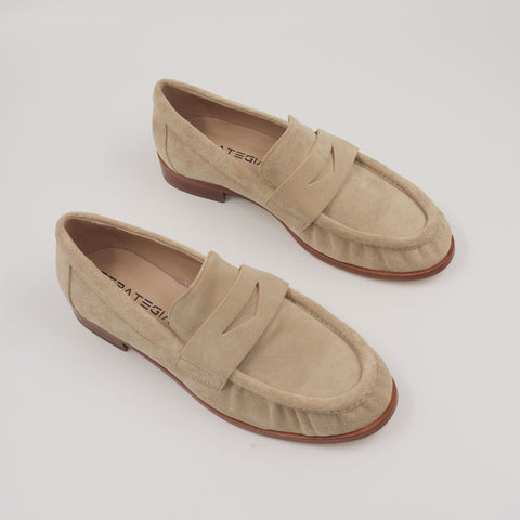 Bello Loafer - Sand Suede